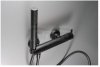 DEANTE - Bateria prysznicowa SILIA z zestawem prysznicowym Nero/Czarny Mat BQS_N41M